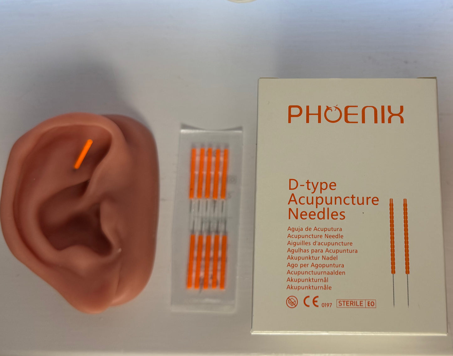 Phoenix Plastic Handle Detox Acupuncture Needle - 0.20 X 7mm