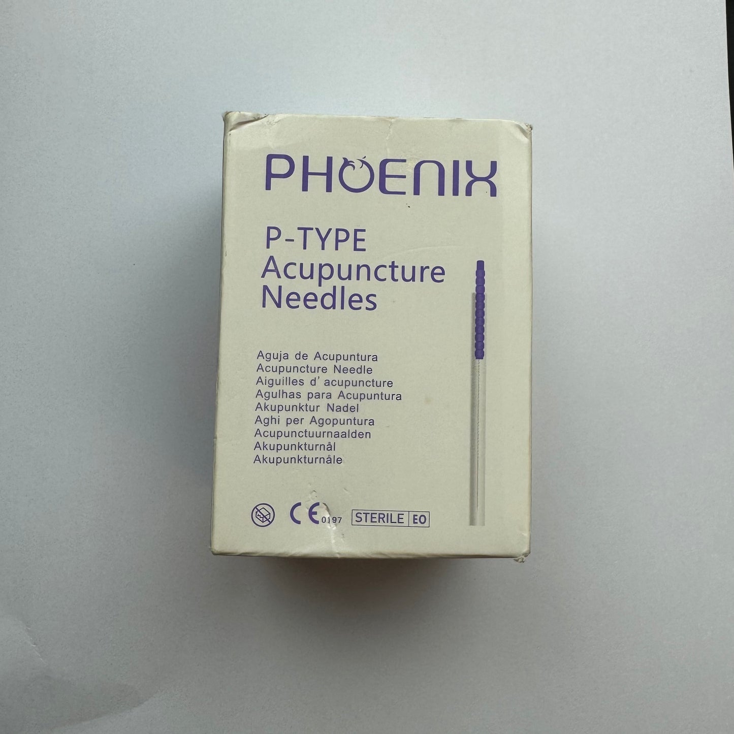 P-Type Acupuncture Needle (guide tube) 0.16 x 15mm Red Handle